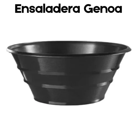 Ensaladera Genoa Black 850cc x100