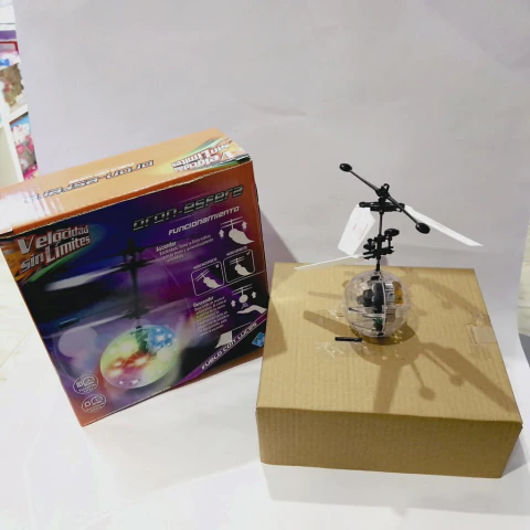 DRON ESFERA - VUELO CON LUCES