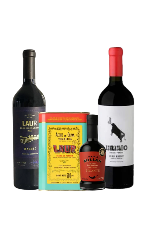 Box Íconos Familia Millán – Malbec, AOVE y Aceto Picante