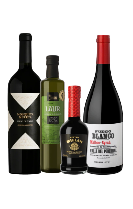 Box Selección Familia Millán – Vinos, Aceite de Oliva y Aceto Balsámico