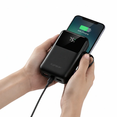 Power Bank Banco de Potência Portátil 20000mAh com Carregamento Rápido