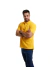 Polo RL Masculina Custom Fit Blue logo Amarela - comprar online
