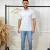 Camiseta masculina peruana 100% Algodão Peruano Com Elastano Slim Fit 9200098 na internet
