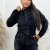 Conjunto Plush Feminino Peluciado Inverno Premium Quentinho Calça com Punho e Blusa zíper BR2-2