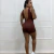 Macaquinho Fitness Feminino Poliamida Alta Compressão Bojo Removível Costas Em V Curto PA0185 na internet