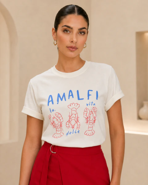 T-shirt Amalfi Algodão