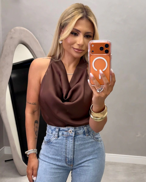 Blusa cetim Milano