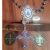 Terço entremeio Nossa Senhora Aparecida em azul com relicário - comprar online