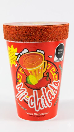 Paquete 10 piezas Vaso Clásico Mi-chilada (1 Litro)