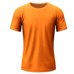 Remera naranja de Bart Simpson