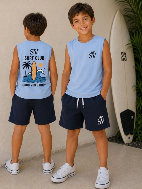 CONJUNTO VERÃO REGATA + BERMUDA