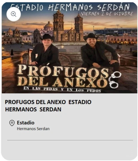 Profugos del Anexo Estadio Hermanos Serdan