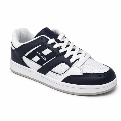 Zapatillas Urbanas Bicolor Azul Marino y Blanco Tommy Hilfiger