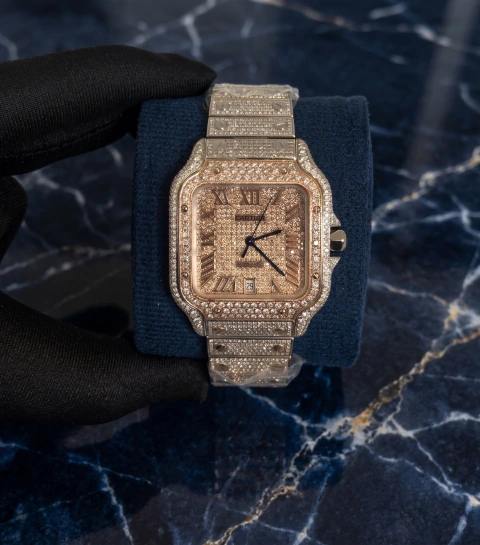 Cartier Santos L Diamantes