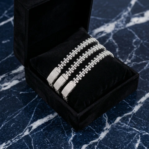 Pulsera Cruces 8mm