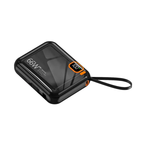 Power Bank Infinity Guard 12.000mAh — Compacto com Cabo Integrado