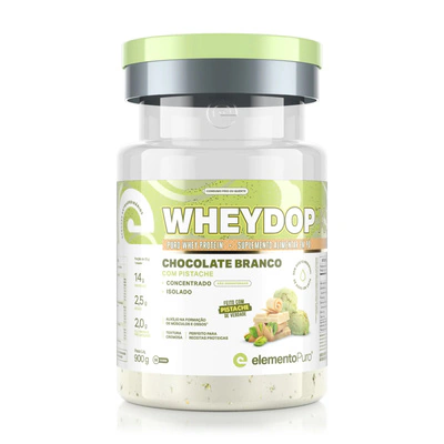 Wheydop X 900g - Chocolate Branco com Pistache
