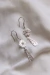 Aretes colgantes en plata 950 con diseño de filigrana Momposina, con forma de flor y lágrima
