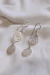 Aretes colgantes en plata 950 con diseño de filigrana Momposina