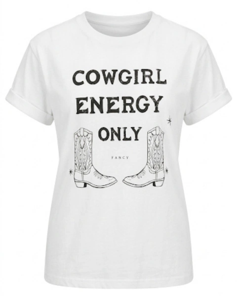 T-shirt Off White - Cowgirl Energy