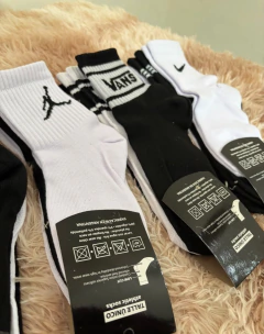 12 pares Medias Tenis premium multimarca - comprar online