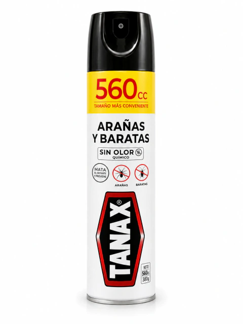 Insecticida Tanax Arañas y Baratas 560 cc