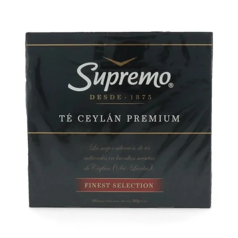 Té Supremo Ceylán Premium – 100 Bolsitas