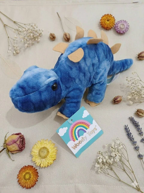 Dinosaurios de peluche.
