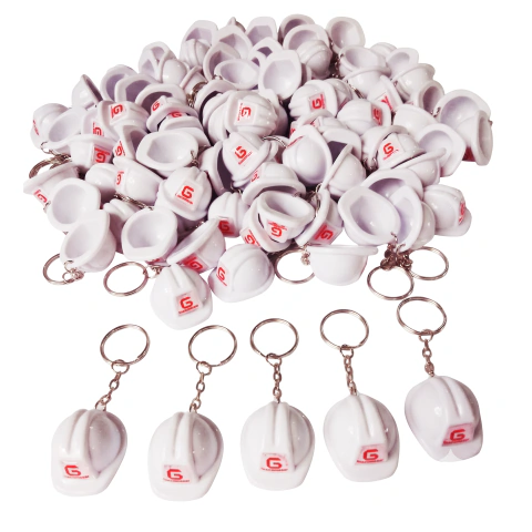 Chaveiro Capacete IP Personalizado Kit com 25 Unidades