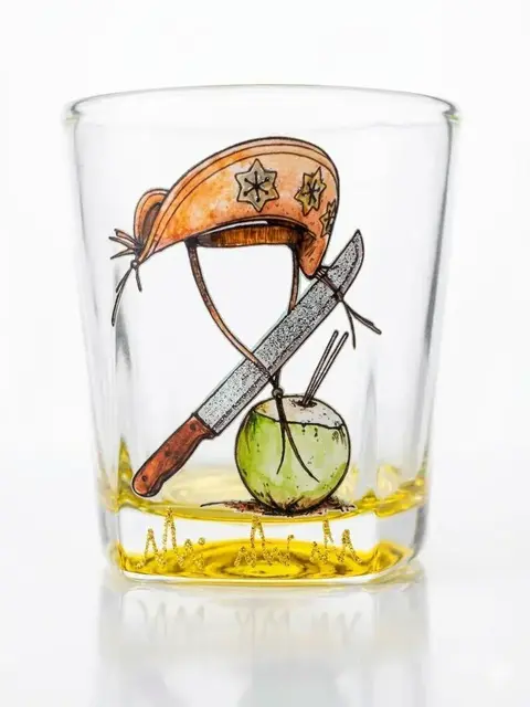 Copo de whisky baiano / baiana