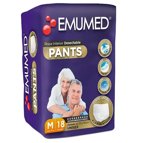 PAÑAL ADULTO EMUMED PANTS