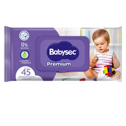 TOALLAS HUMEDAS BABYSEC x45