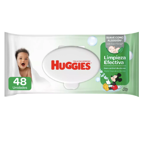 TOALLA HUMEDA HUGGIES LIMPIEZA EFECTIVA