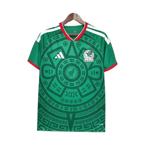 Camisa Seleção do México I 26/27 Torcedor Adidas Masculina - Verde