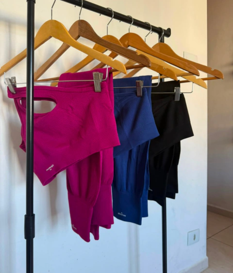 Conj. TOP & Calça Canelado
