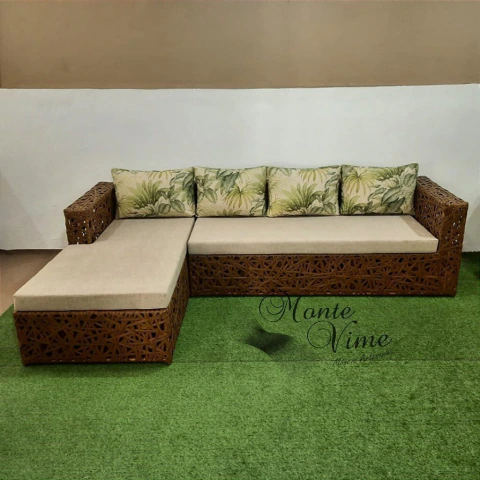 Sofá de canto com chaiselong