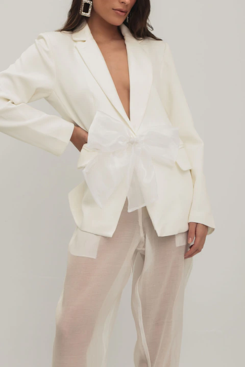 Blazer Essencial Off White