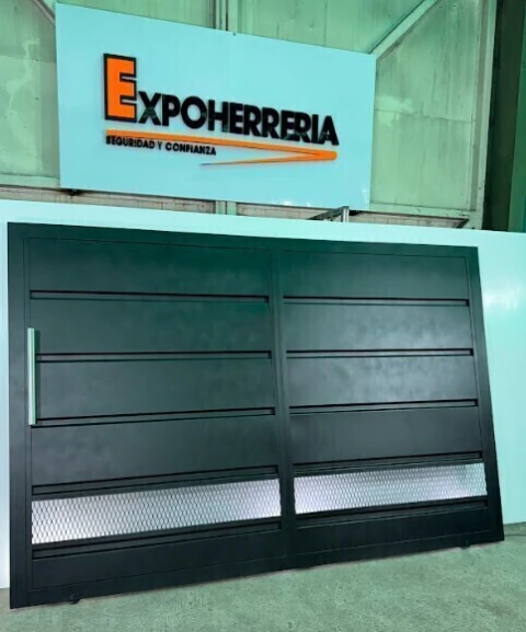 Portón Corredizo 4.00x2.00 Visor de Malla ARGON