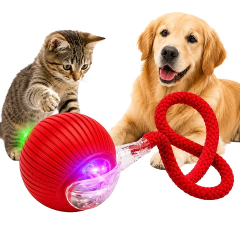 Pelota Interactiva LED para Mascotas