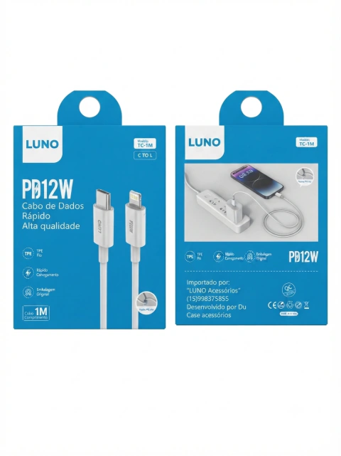 Cabo USB-C para Lightning LUNO