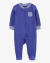MACACÃO CARTERS AZUL LISTRADO COM BOLSO ALGODÃO BEBÊ