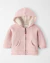 JAQUETA MENINA CARTERS LITTLE PLANET ROSA FORRADA SHERPA