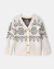 CARDIGAN OSHKOSH GEOMETRICO BEGE BOTÃO