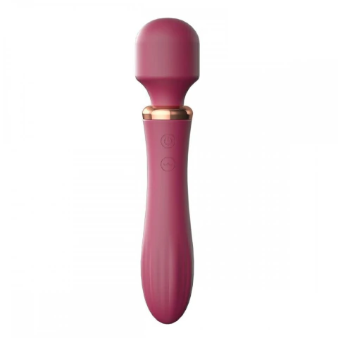 Vibrador Varinha Mágica Duplo Usb Lilo 10 Vibrações General Import