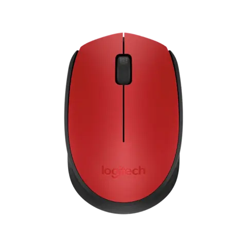 Mouse Inalámbrico Logitech M170 Rojo