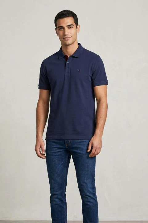 Camisa Polo Tommy Jeans Masculina Regular Original Fine