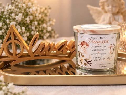 Lembrancinha Vela Aromática | Coleção Pequenos Encantos | Lumus Velas