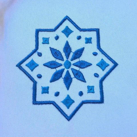 Matriz de Bordado | Estrela Nazarí - Ornamento Decorativo