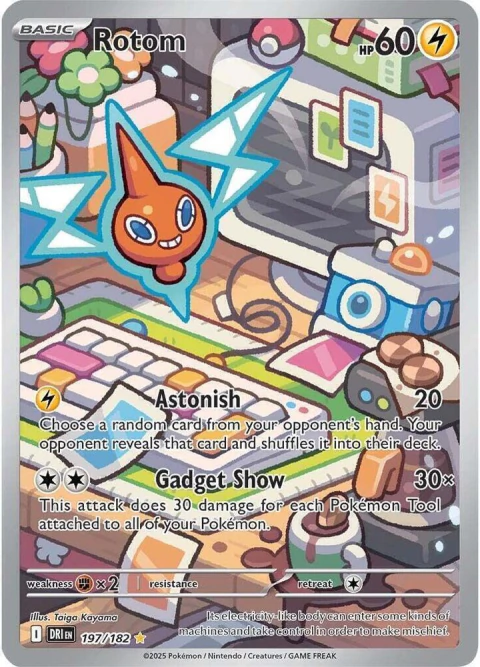 Carta Pokémon Rotom - Destined Rivals (197/182)