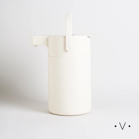 Jarra Térmica Off White de Acero Inoxidable 2500 Ml